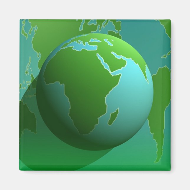 Earth Globe Magnet (Framsidan)