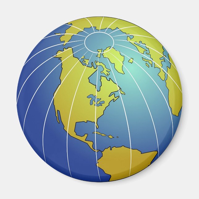 Earth Globe Magnet (Framsidan)