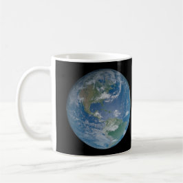 Earth globe with photo taken from space kaffemugg