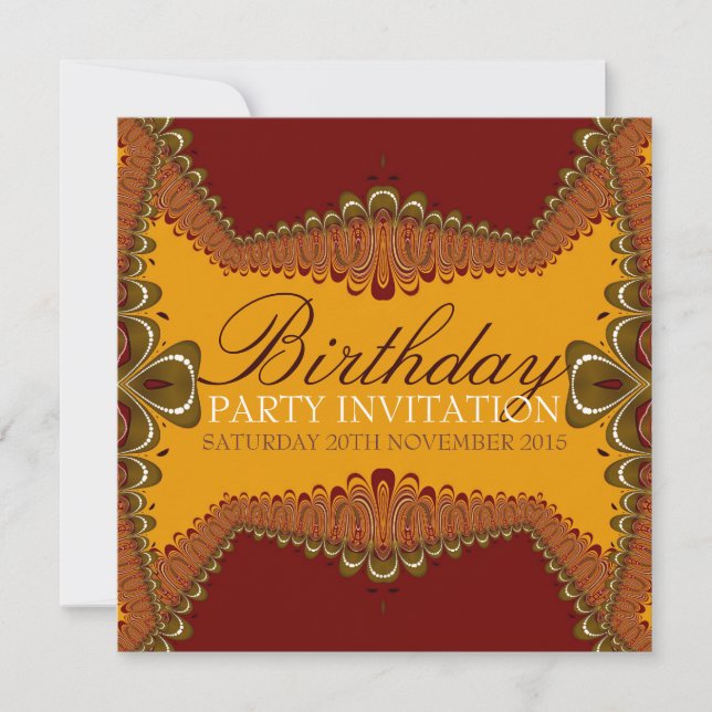 Earth Goddess Birthday Event Party Inbjudningar (Framsida)