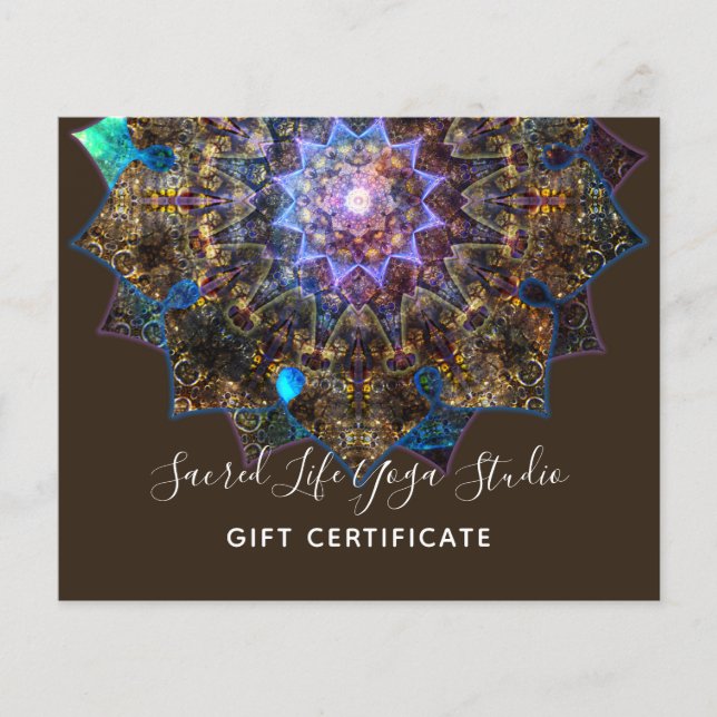 Earth Goddess Mandala Flygblad (Framsidan)