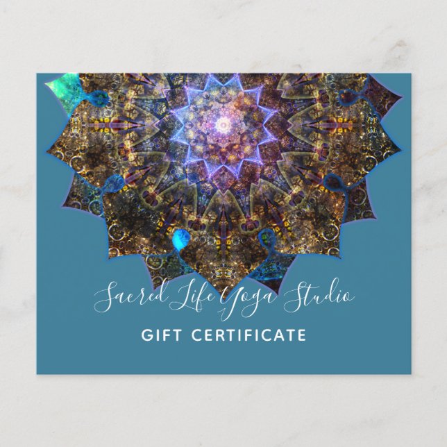 Earth Goddess Mandala Flygblad (Framsidan)