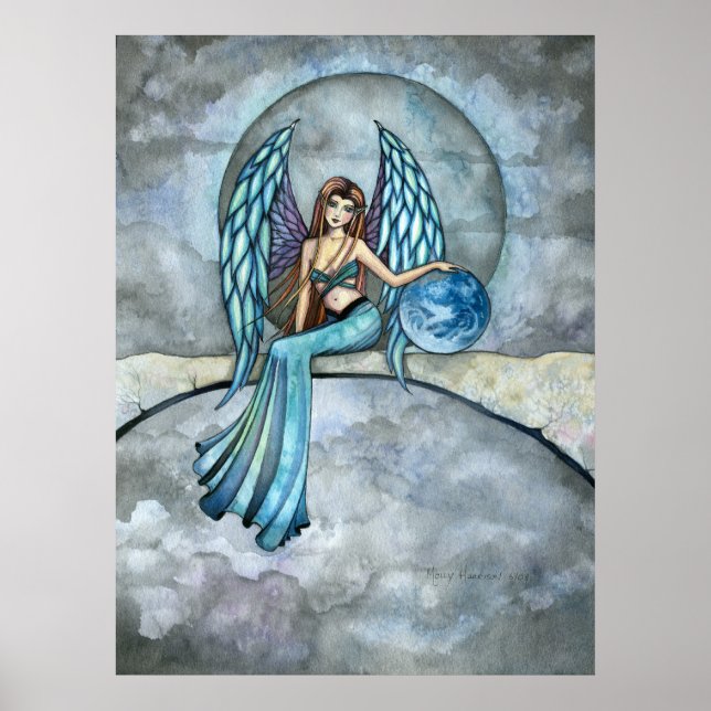 Earth Guardian Angel Fairy Poster Skriv ut (Framsidan)