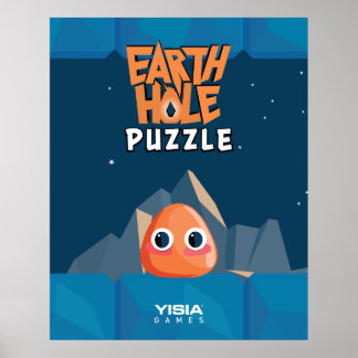 Earth Hål poster 1 XL