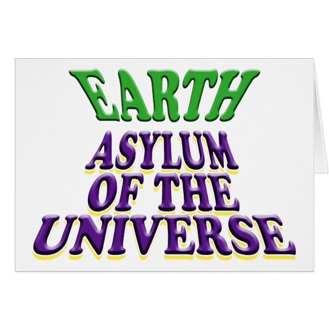 EARTH HÄLSNINGSKORT (Framsidan Horizontal)