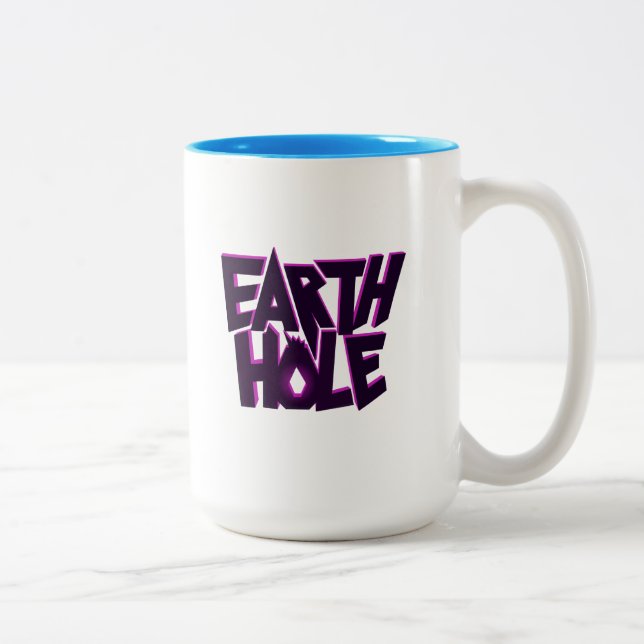 Earth Hole - Tvåtons Kaffe Mugg (Höger)