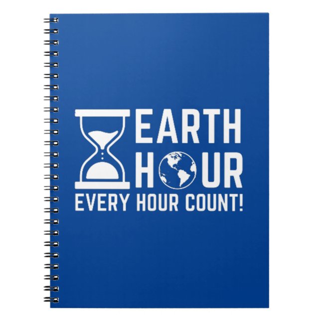 Earth Hour Anteckningsbok (Framsidan)