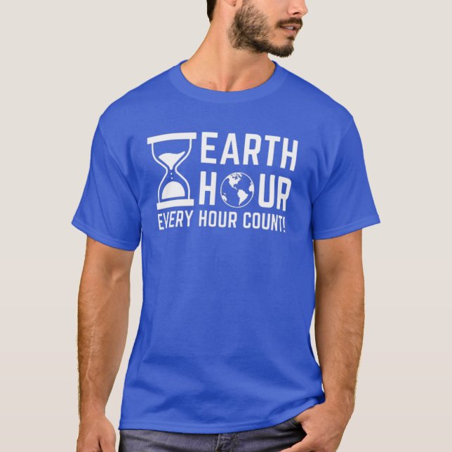 Earth Hour T Shirt (Framsida)