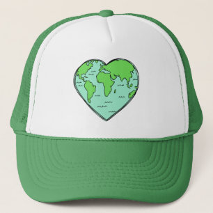 Earth Kärlek truckerkepsar