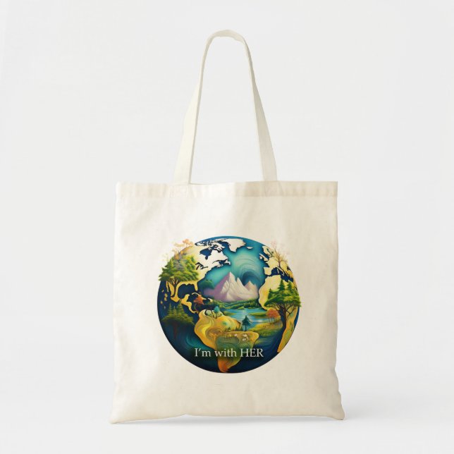 Earth Keeper Tote - Befordra marken med omsorg Tygkasse (Framsidan)