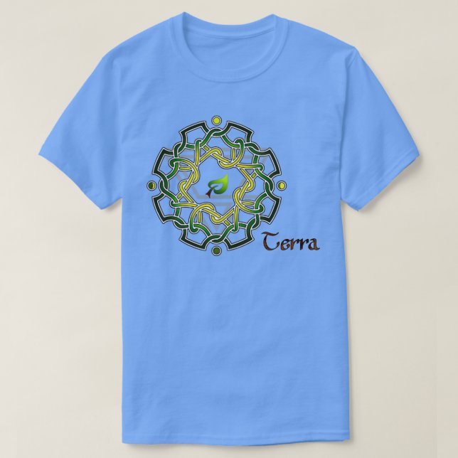 Earth Knot v1 T Shirt (Design framsida)
