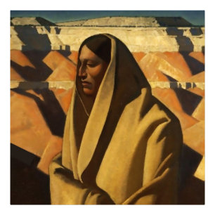“Earth Knower” västerländsk konst av Maynard Dixon Fototryck
