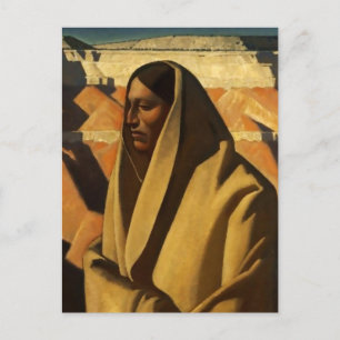 “Earth Knower” västerländsk konst av Maynard Dixon Vykort
