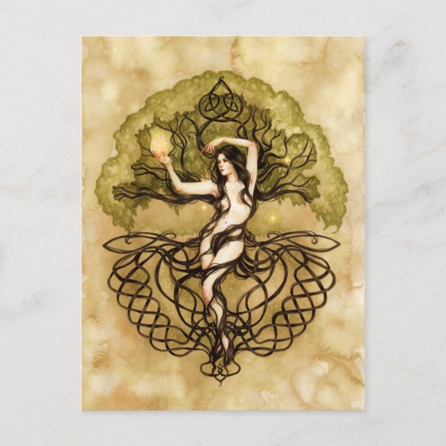 Earth Life Magic Vykort (Framsida)