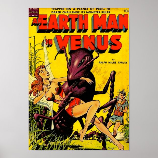 Earth Man på Venus Poster (Framsidan)