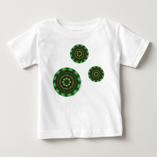 Earth Mandala Barn och Baby Light Shirt T (Framsida)