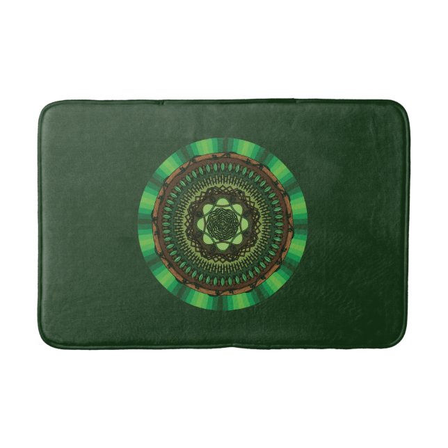 Earth Mandala Bath Mat Badrumsmatta (Framsidan)