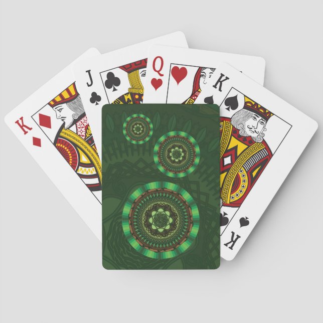 Earth Mandala Classic Spelkort (Baksidan)
