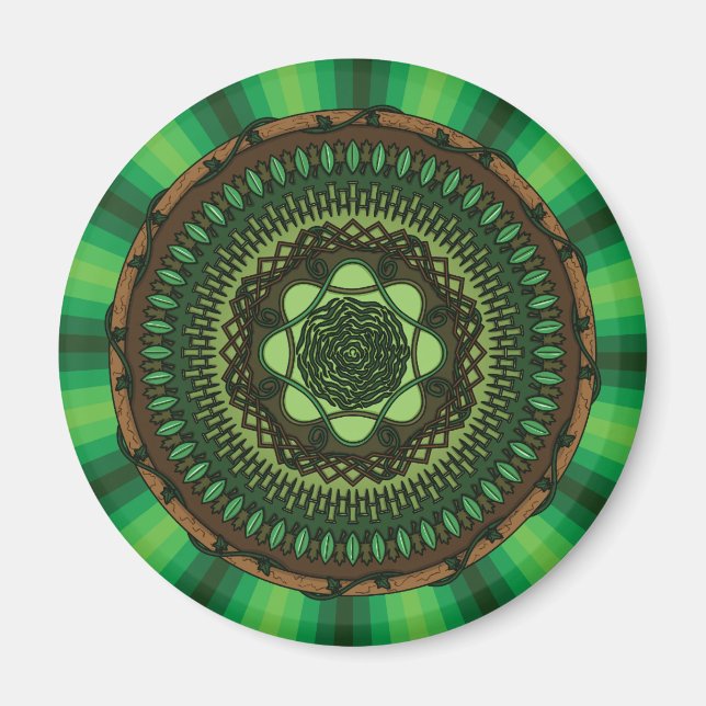 Earth Mandala Magnet (Framsidan)