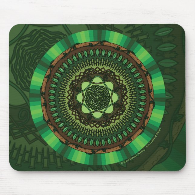 Earth Mandala Mousepad Musmatta (Framsidan)