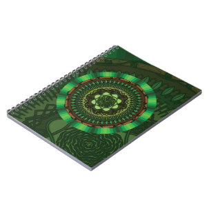 Earth Mandala Notebook Anteckningsbok