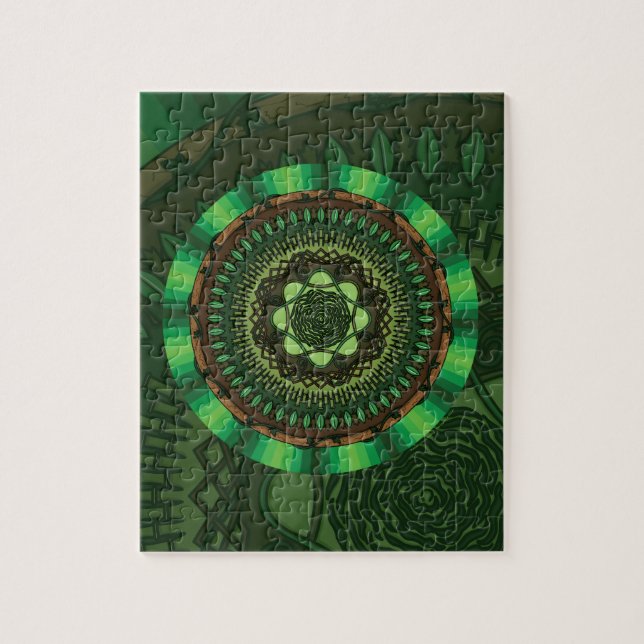 Earth Mandala Puzzle Pussel (Vertikal)