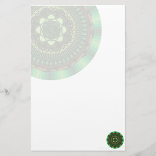 Earth Mandala Stationery Brevpapper