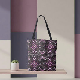 Earth Mandala Tote Tygkasse