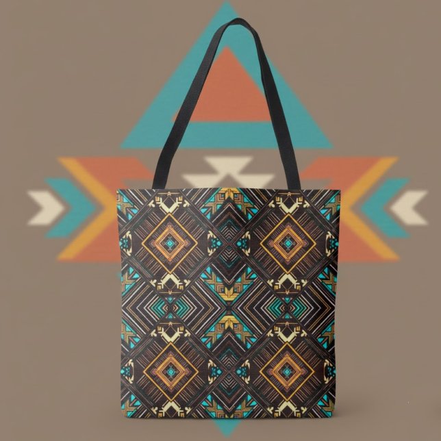 Earth Mandala Tote Tygkasse (Skapare uppladdad)