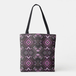Earth Mandala Tote Tygkasse