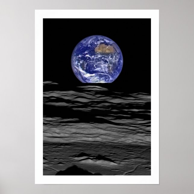 Earth Moonscape Poster (Framsidan)