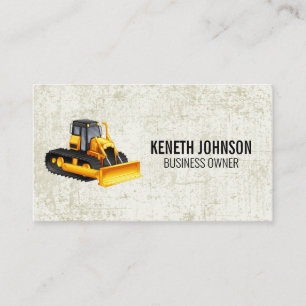 Earth Mover Byggverksamhet Fordon Visitkort