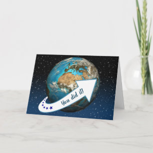 Earth Orbit Birthday Kort