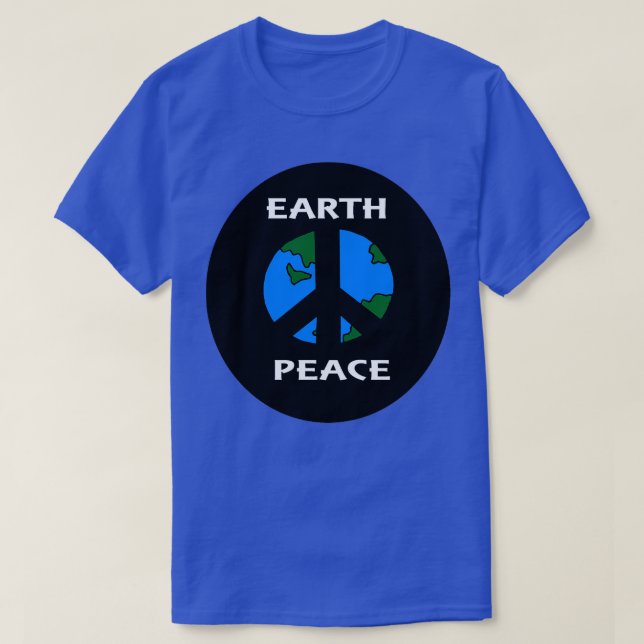 Earth Peace T Shirt (Design framsida)