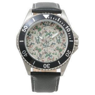 Earth Pixel Woodland  Armbandsur