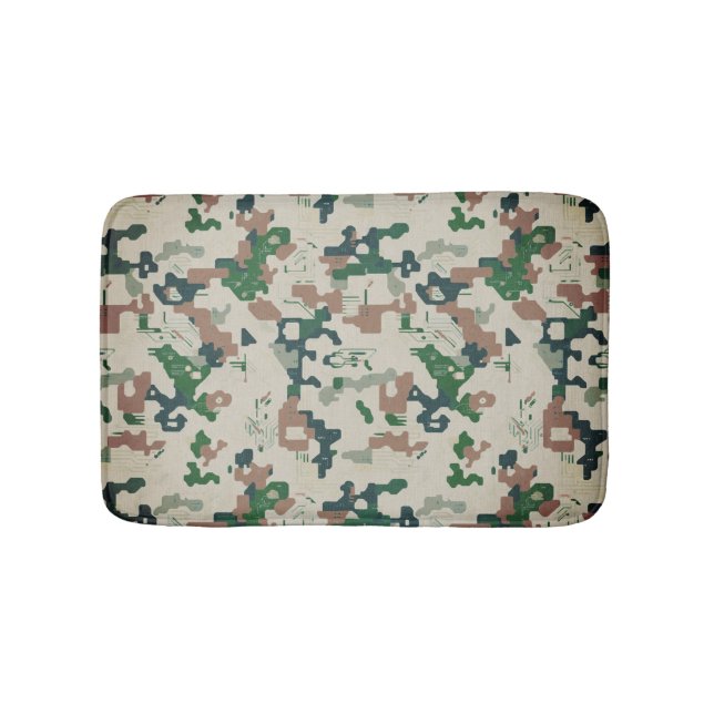 Earth Pixel Woodland  Badrumsmatta (Framsidan)