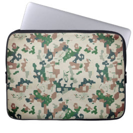 Earth Pixel Woodland  Laptop Fodral