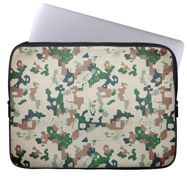 Earth Pixel Woodland  Laptop Fodral (Framsidan)