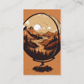 Earth & Quill Wing Graphic T-Shirt – Nature & Imag Visitkort