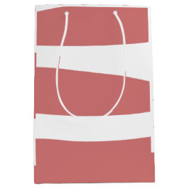 Earth Red and White Abstrakt