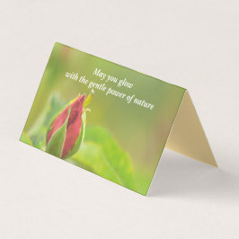 Earth’s Glow and Healing Japanese Flowers/EarthDay Kort