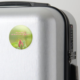 Earth’s Glow and Healing Japanese Flowers/EarthDay Magnet