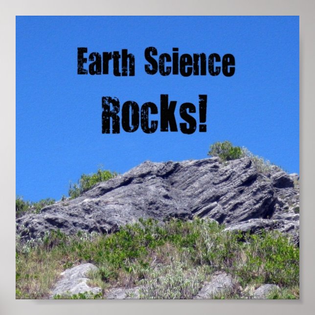 Earth Science Sten! Poster (Framsidan)
