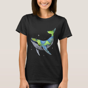 Earth Sea Planet Orcas Whale Räddar planetet jorde T Shirt