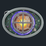 Earth Signs Oval Bälte Buckle<br><div class="desc">Enligt vetenskapen uppträdde moderna människor för cirka 300 000 år sedan, en blink från öga under jordens 4, 54 miljarder år. Under årtusenden har människor känt jorden som början och slutet på alla former av liv. Symboler och ikoner som uttryckligen representerar jorden har förekommit under hela mänsklighetens historia. Varje kultur...</div>
