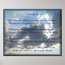 "Earth Spirits" Poster