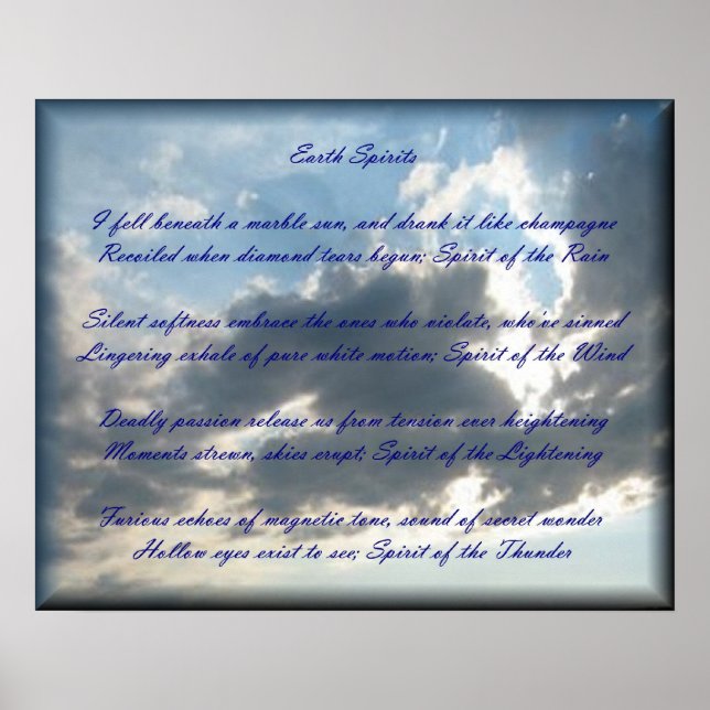 "Earth Spirits" Poster (Framsidan)