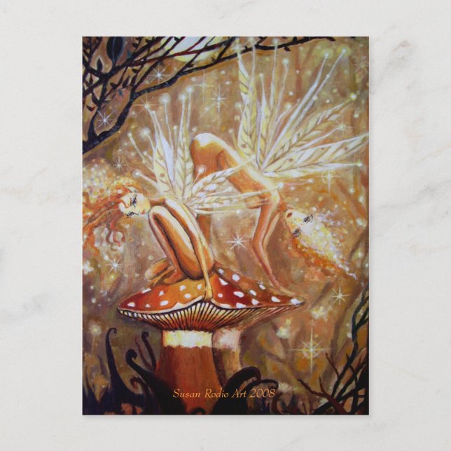 Earth Sprites - vykort (Framsida)