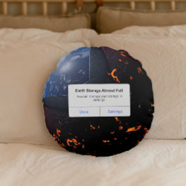 Earth Storage Nästan Fullt Rund Kudde