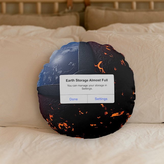 Earth Storage Nästan Fullt Rund Kudde (Skapare uppladdad)